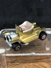 Vintage 1968 Hot Wheels Redline Gold Hot Heap US Car Nice Original Paint