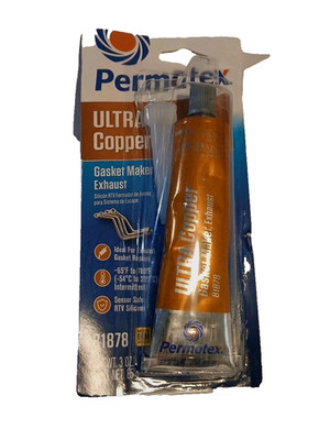 Permatex Ultra Copper Sensor Safe High-Temp RTV Silicone Gasket Maker 3 oz 81878