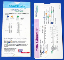 Weight Watchers WW TurnAround Points Finder Booster Slide Slider Calculator used