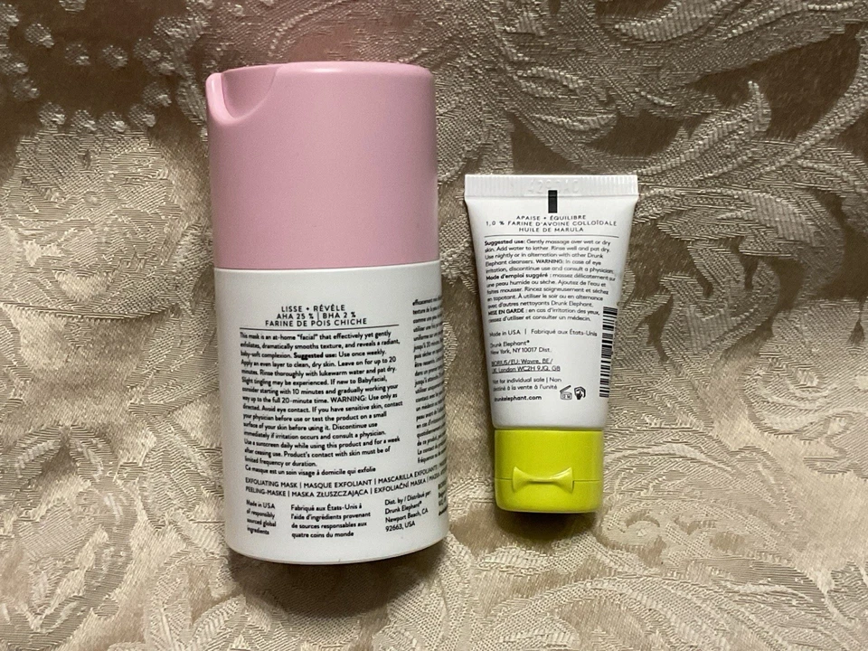 Drunk Elephant T.L.C. Sukari Babyfacial - 50ml/1.69 oz & Mello MARULA Cleanser - Image 2 of 3