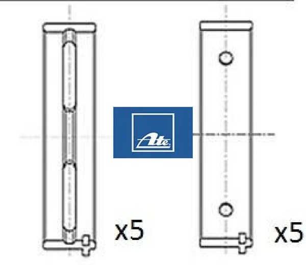 FAI AutoParts BM1050-STD Kurbelwellenlager FüR Alfa Romeo FüR Fiat-image