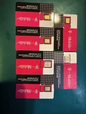 Used T Mobile sim card usa for bypass activation/testing only (Nano Sim)