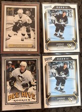 (4) Card GROUP ==  JORDAN STAAL 2006/07 UPPER DECK ROOKIE CARDS HURRICANES!. rookie card picture
