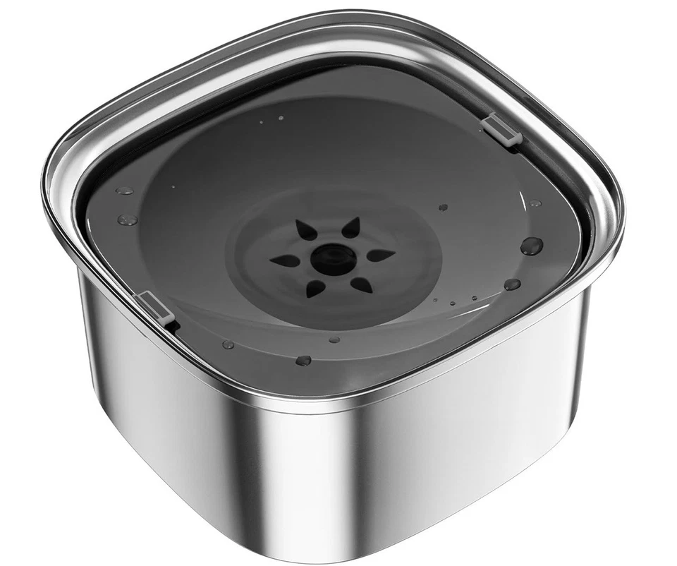 3L Dog Water Bowl 101oz No Spill Dog Bowl Large Capacity Spill Proof Slow Water - Image 2 of 4