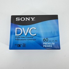 Sony Premium Mini DVC Sealed Digital Video Cassette Tape 60 min DVM60PRR