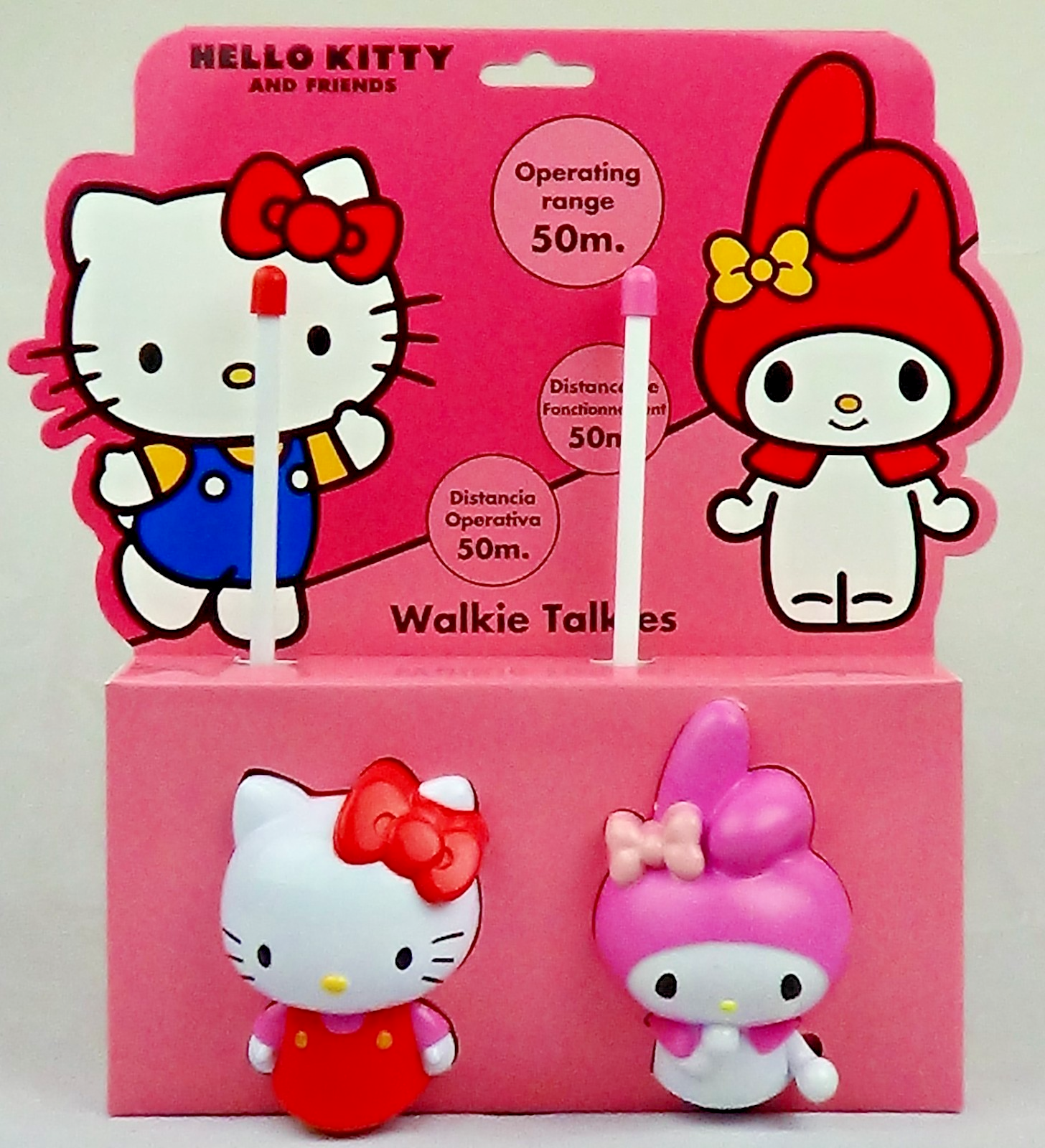 Hello Kitty Walkie Talkie Set 50m Range Kids Childrens Gift Present Birthday