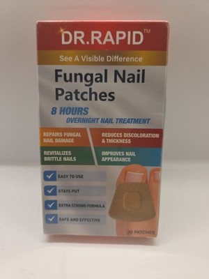 Dr. Rapid 8 hr/Overnight Fungal Nail Patches: NEW (Free Shipping)
