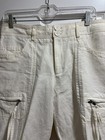 Y2K Marc Jacobs Cargo Utility cotton Pants sz 10 Zippered Pockets Grommets  — photo 2