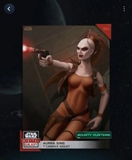 Topps Star Wars Card Trader 2026 Galaxy Bounty Hunters W2 Red + UNC - Aurra Sing