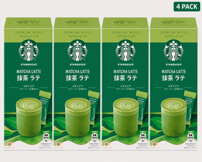 STARBUCKS Original Sweetened Matcha Latte Mix - 4 Box USA BB 3/27