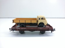 Märklin H0 Flachwagen mit Ladung 313 9 504-4 - DB - ohne OVP # 9112