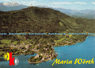 D079047 9082. Maria Worth. Wahrzeichen des Worther Sees. Nr. 234. Steinmann Ges.
