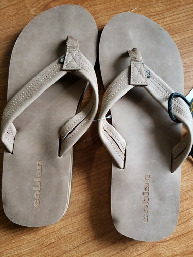 cobian mens flip flop size 11 tan | eBay