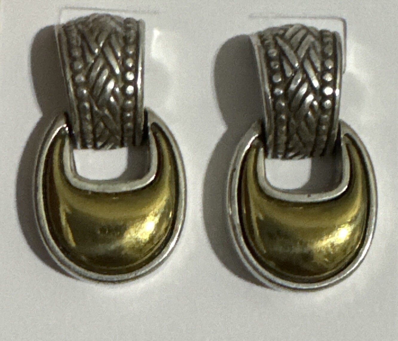 Brighton Travis Door Knocker Two Tone Stud Dangle… - image 1