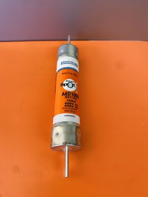 Ferraz Shawmut A6D100R Dual Element Time Delay Fuse 100A 600VAC/DC 