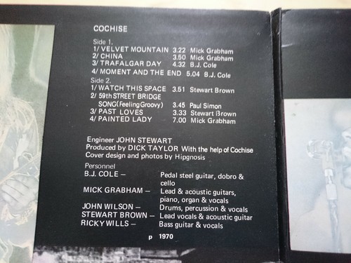 COCHISE Same *ORIGINAL PROGRESSIVE UK 1970 UNITED ARTISTS 1st LP*VINYL LP* - Bild 4 von 6