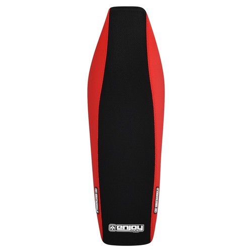 2020-2024 Kawasaki KLX 230 gripper seat cover RED/BLACK standard #371 - Picture 3 of 5