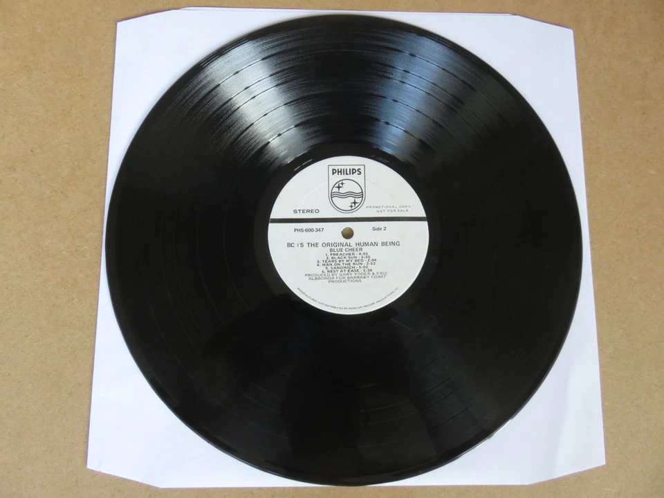 BLUE CHEER BC #5 The Original Human Being PHILIPS USA PROMO COPY LP PHS-600-347 - Image 4 of 4