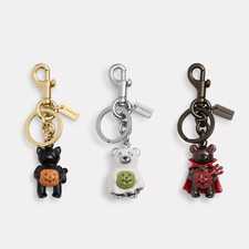 NWT Coach Halloween Devil Bear/Ghost/Cat Bag Charm 2025      cw480       