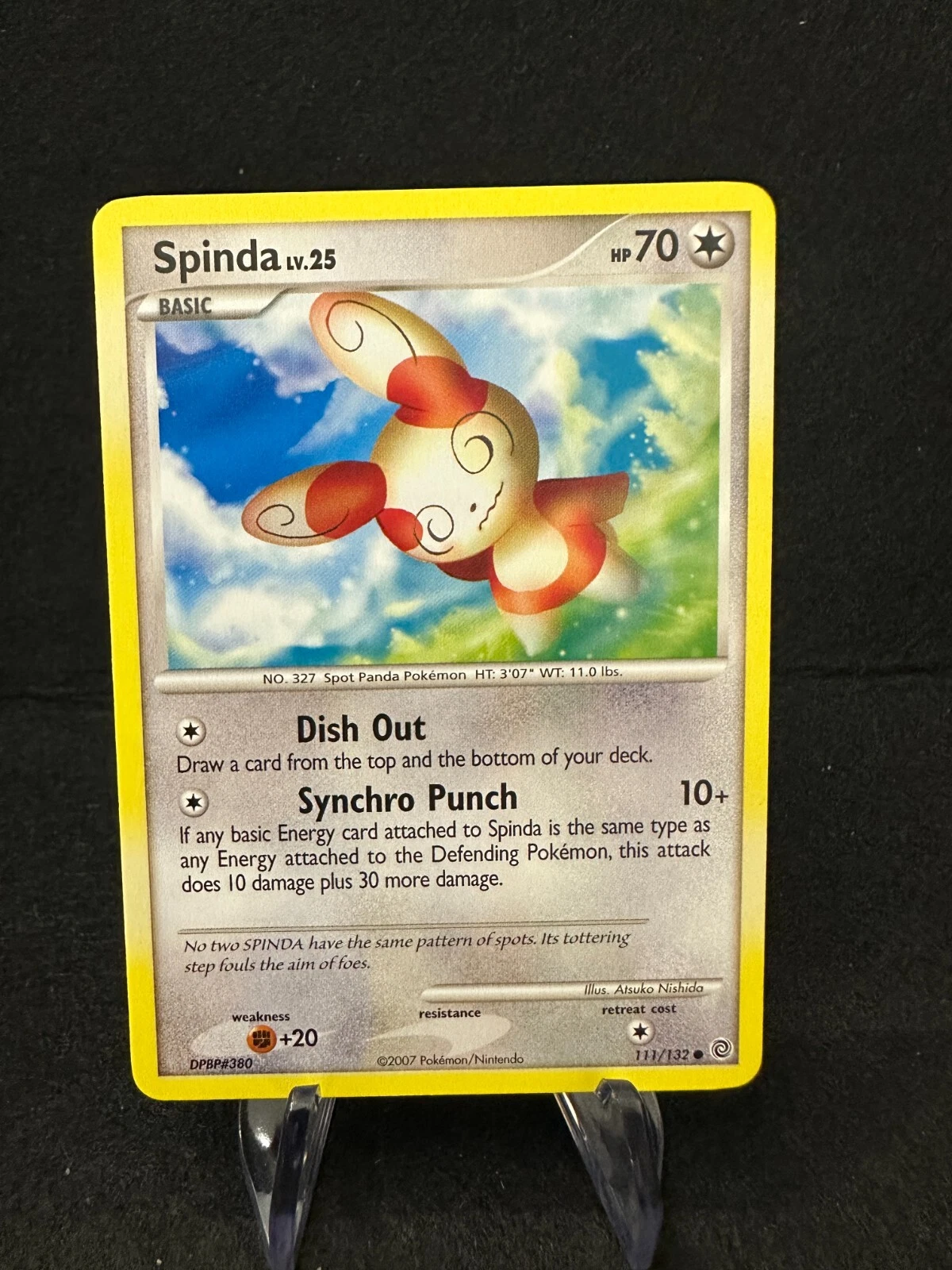 Spinda 111/132, 2007 Diamond & Pearl Secret Wonders, Pokémon, LP