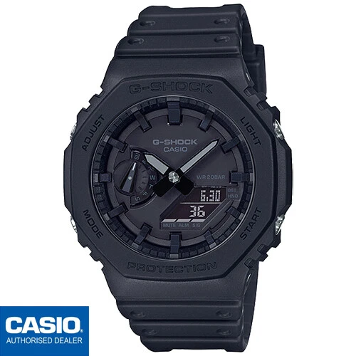 CASIO GA-2100-1A1ER⎪GA-2100-1A1⎪ORIGINAL⎪G-SHOCK Classic⎪BLACK⎪FREE SHIPPING