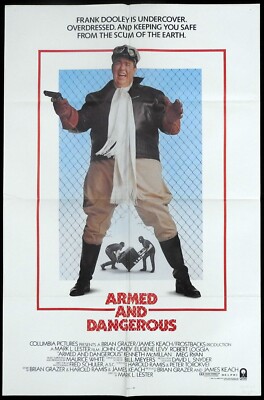 ARMED AND DANGEROUS Original One Sheet Movie poster John Candy Eugene Levy`