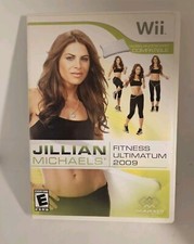 JILLIAN MICHAELS FITNESS ULTIMATUM 2009 - Wii - WITH MANUAL - DISC- CASE