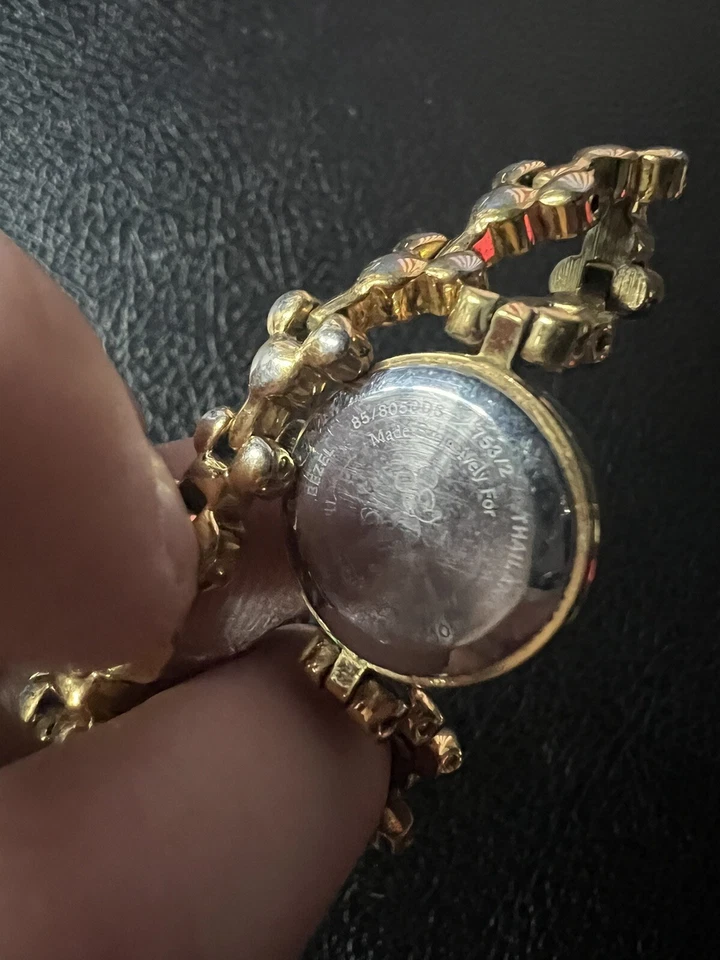 VINTAGEGold Disney Mickey Mouse Head Watch 753/2 85/8050DS MOVT METAL BEZEL - Image 4 of 4