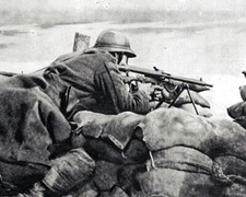 Belgian machine gunner World War I 8x10 WWI WW1 Photo 85