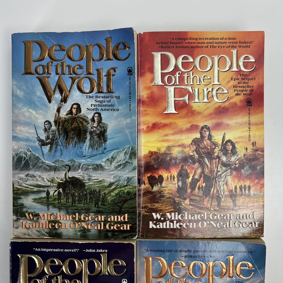Lot of 4 The First North America's Forgotten Past Series 1-3 5 Paperback Books Foto 2 de 4