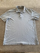 Travis Mathew Blue Active Golf Polo Shirt Mens XL