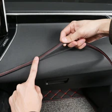 Red Car Mouldings Trim Decor Line Accessories Strip For Car Door Dashboard Strip
