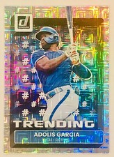 Adolis Garcia 2022 Panini Donruss Baseball Trending Vector Parallel NM-MT #T-9