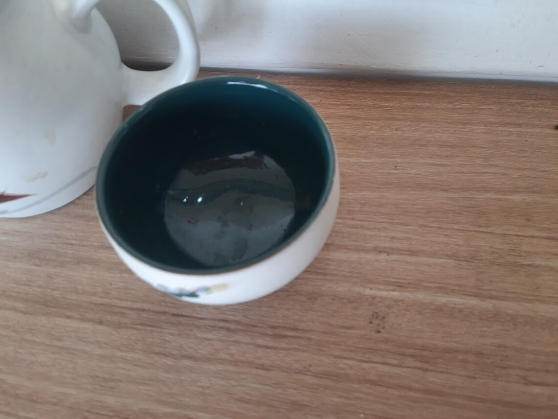 Denby teapot & Suger basin Greenwheat design eBay