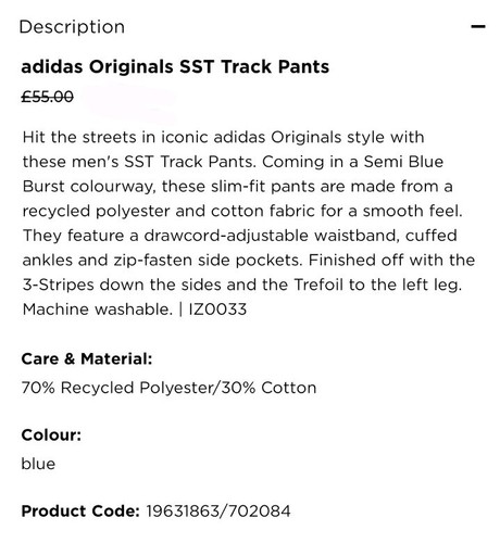 Adidas Originals Superstar Poly Tracksuit Men's Size: Small (RRP £120) - Picture 5 of 17