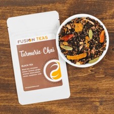 Turmeric Chai Black Tea - Premium Loose Leaf - Fusion Teas