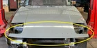 MAZDA RX7 METAL FRONT NOSE CONE HEADLIGHT PANEL SERIES 1 2 3 SA22C 1979 1985