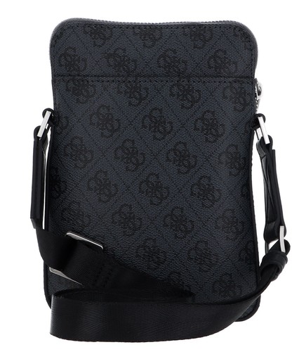 Bolso GUESS Vezzola Eco Flat Squared XBody Bag negro nuevo - Imagen 3 de 4