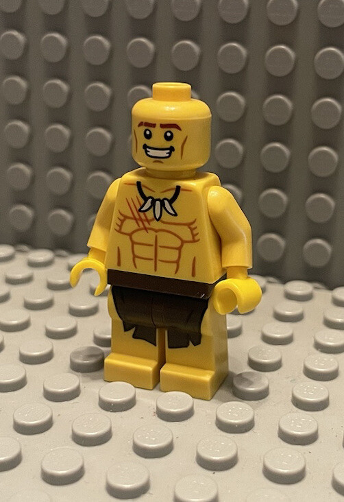 LEGO Series 7 Minifigure Minifig Jungle Boy without Hair Ref