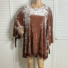 NWT Free People Hot as Hell Crushed Velvet Mini Dress Medium