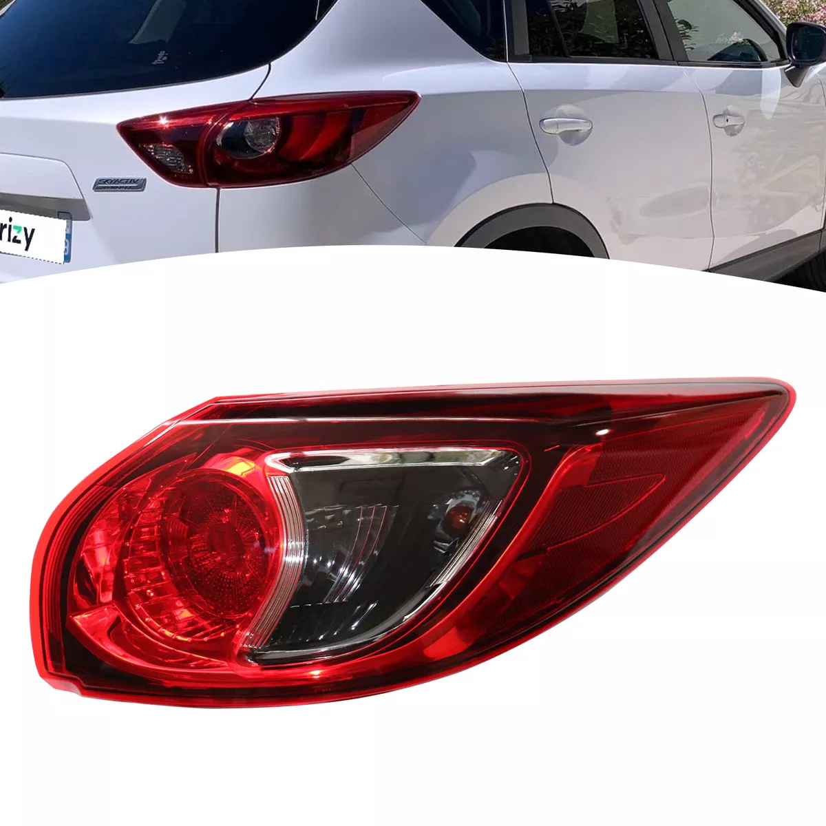 Halogen Tail Light For 2013 2016 Mazda CX 5 Passenger Side Outer Body Mounted