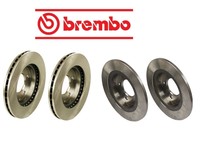 Ford Probe 93-97 Two Front + Two Rear Disc Brake Rotors Kit Brembo on sale Ford Probe 93-97 Two Front + Two Rear Disc Brake Rotors Kit Brembo on sale
