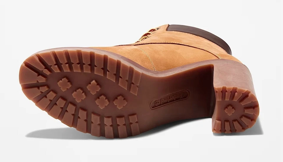 Bota Timberland Feminina Allington Salto Alto Couro com Cadarço 6 Polegadas A1HLS - Imagem 4 de 4