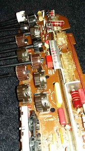 Telefunken Vintage NOS TV Platine  Silber Gold