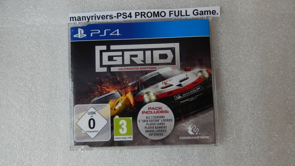 GRID PS4 Ultimate Edition PROMO Game with DLC PlayStation