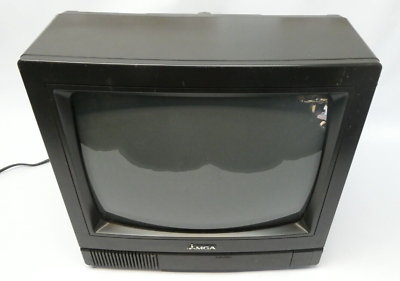 Vintage MGA 1989 CS-1346R Mitsubishi Retro Small Television Vintage MGA 1989 CS-1346R Mitsubishi Retro Small Television