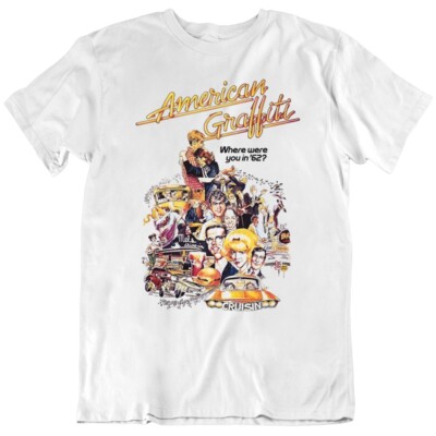American Graffiti Retro Movie T Shirt - Main Image