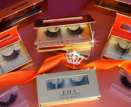 3D Vegan Faux Mink False Lashes Double-Layered Cat-Eye Extra Long Fake Eyelashes - Picture 4 of 8