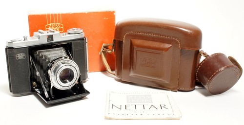 Zeiss Ikon Nettar IIb 518/16 - Signal Nettar + Box + Case + Instructions - Works