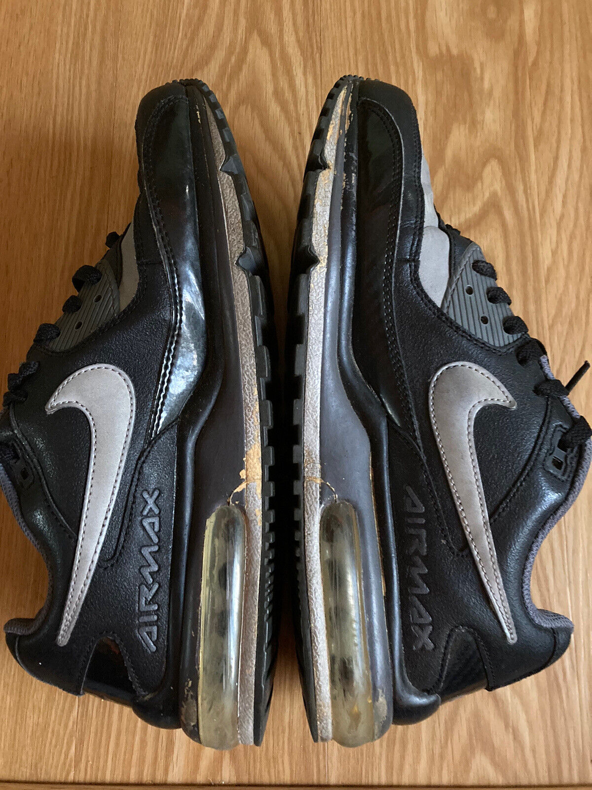 Nike Air Max Wright Men's 9.5 Gray Black Shoes 31… - image 13